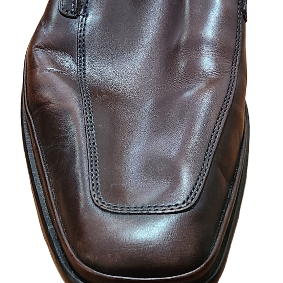 Cole Haan brown leather slip-on men's shoes - Picture 14 of 14